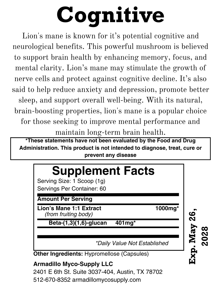 Lion's Mane Extract 60 grams