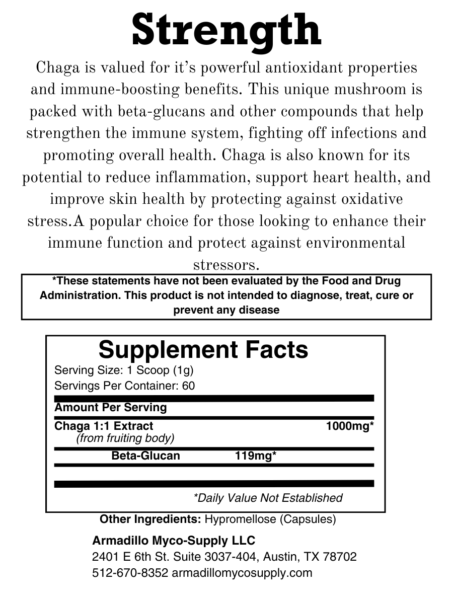 Chaga Extract 60 grams